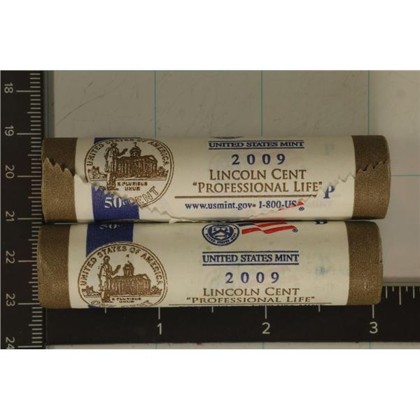 2009-P & D PROFESSIONAL LIFE LINCOLN CENTS BU