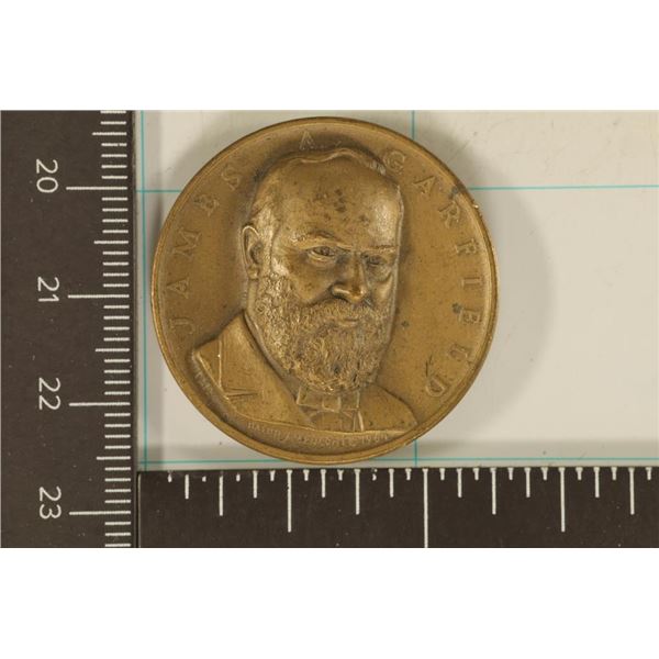 MEDALLIC ART JAMES GARFIELD 20TH PRESIDENT OF THE