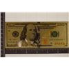 Image 1 : REPLICA 2009-A 24K GOLD FOIL $100 CU US BILL