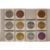 Image 3 : 39 ASSORTED MARDI GRAS TOKENS FROM THE 1970'S &