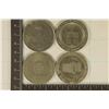 Image 2 : 4-$1 METAL CASINO GAMING TOKENS:BALLY'S PARK PLACE