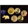 Image 1 : 7 VINTAGE POLITICAL BUTTONS: REFORM WITHIN THE