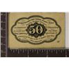 Image 2 : 1862 US 50 CENT POSTAGE CURRENCY LAMINATED