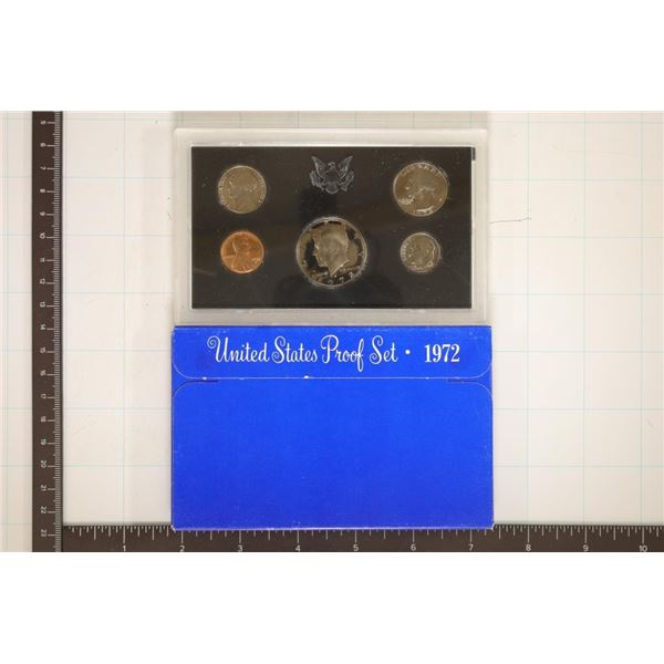 1972 US PROOF SET (WITH BOX) AND
