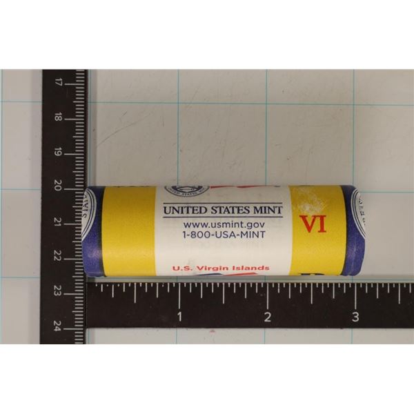 2009-P $10 ROLL OF US VIRGIN ISLANDS BU QUARTERS