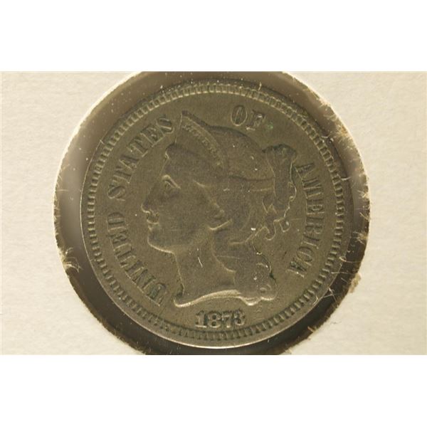 1873 THREE CENT PIECE (NICKEL)