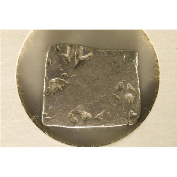 INDIA SILVER PUNCH COIN FROM 400B.C.-100A.D.