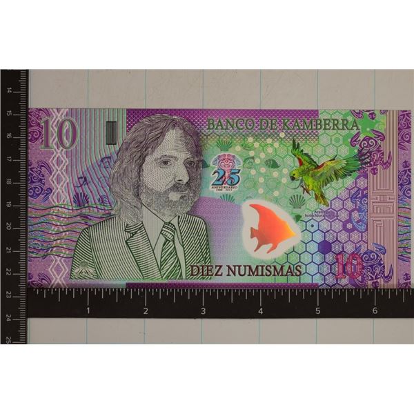 2013 BANK OF KAMBERRA 10 NUMISMAS CU POLYMER