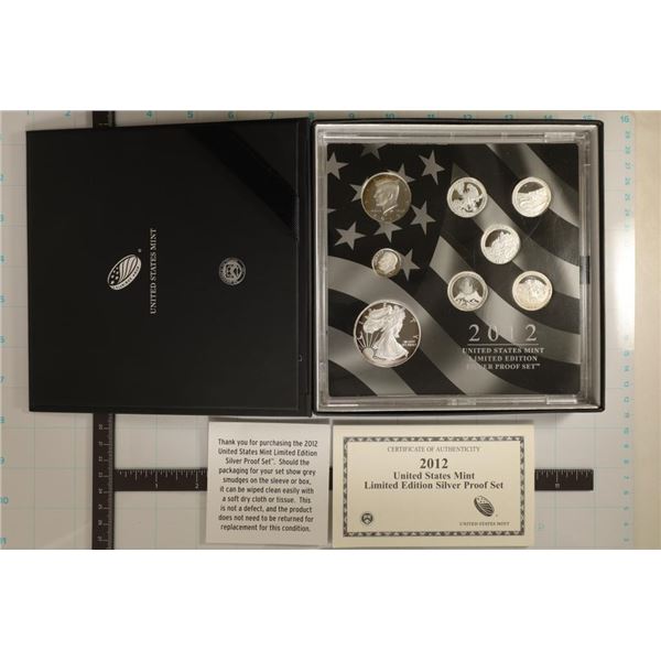 2012 UNITED STATES MINT LIMITED EDITION SILVER PF