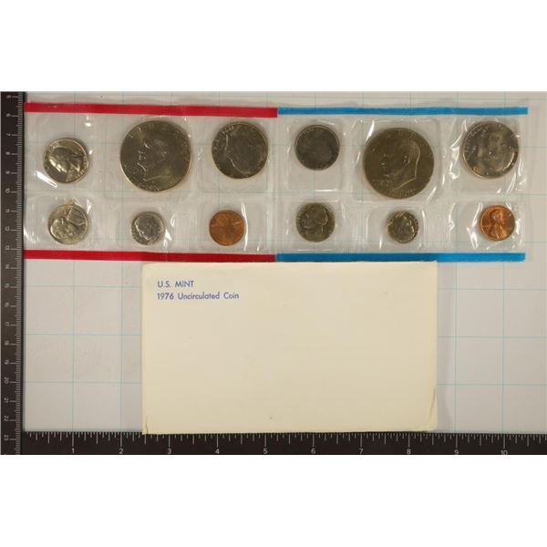 1976 US MINT SET (UNC) P/D (WITH ENVELOPE)