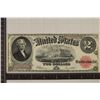 Image 1 : 1917 US $2 NOTE CRISP NICE WHITE PAPER COLOR