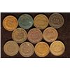 Image 2 : 11 ASSORTED INDIAN HEAD CENTS: 1900-1906