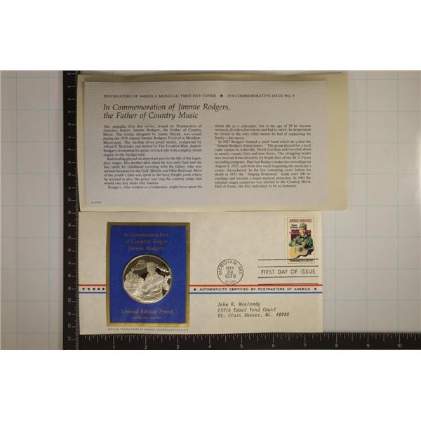 .8 OZ. PROOF STERLING SILVER ROUND IN FDC