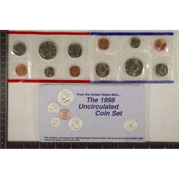 1998 US MINT SET (UNC) P/D (WITH ENVELOPE)