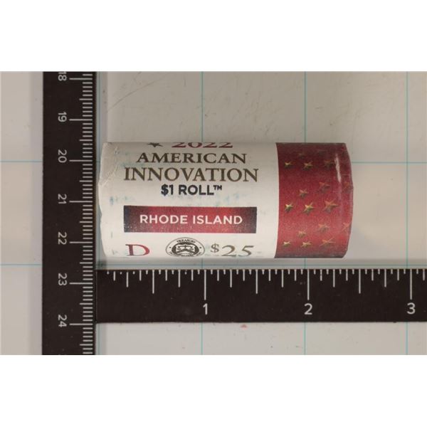 2022-D $25 ROLL OF AMERICAN INOVATION DOLLARS BU
