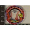 Image 2 : $5 CASINO CHIP TROPICANA "DOG DAYS OF SUMMER"