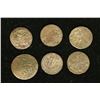 Image 1 : 6 SILVER DIME SIZED OTTOMAN EMPIRE PARA COINS: