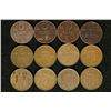 Image 1 : 12 NORWAY 5 ORE COINS: 1917-1957