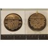 Image 2 : 2-THE MEDALLIC HISTORY OF THE JEWISH PEOPLE 1 1/2'