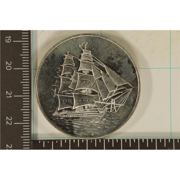 1 TROY OZ .999 FINE SILVER PF TRADE ROUND