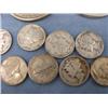 Image 3 : Lot of 7 Morgan Silver Dollars dated 1921, and 11 Mercury Dimes (2)