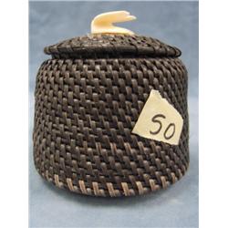 3 1/2 inch Baleen Basket whale tail top By. Lily Hank, Super Tight. stock # 790F (2)