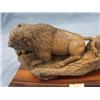 Image 2 : Outstanding imported carving done in mammoth bone, Buffalo w/ two babies, Stock # M01A (2)