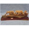 Image 1 : Mammoth bone, group of 5 bears fishing fabulous carving: Retail $2500, Stock # MOO1 (2)