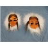 Image 1 : Pair of 7 inch Antuvuk Mask  (2)