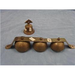 Set of Harness Bells and  one old bell   (259)