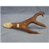 Image 1 : 16 inch Caribou Horn with Carved Eagles Head  (2)