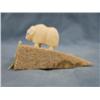 Image 2 : CHOICE ON 2: White Ivory Musk Ox with whale bone base. By. Robert Kokuluk  (2)