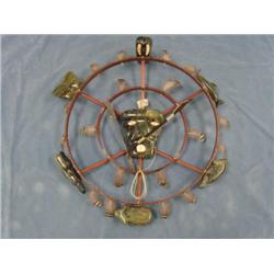 CHOICE ON 3: Sprit Mask with Soap Stone and Baleen Eyes and Mouth in Center  By. Isaac Saccheus of E