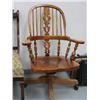 Image 1 : Reproduction Antique oak office chair (269)
