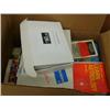 Image 2 : Lot of boxes and Dell Dimension 4600 computer with view sonic monitor, books, brother fax machine, k