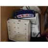 Image 3 : Lot of boxes and Dell Dimension 4600 computer with view sonic monitor, books, brother fax machine, k