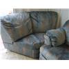 Image 3 : Very large blue sectional couch with recliners (267)