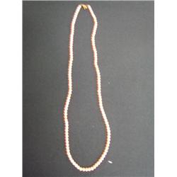 Coral necklace 14in (266)