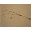 Image 2 : Lot of 4 gold necklace and matching bracelet (266)