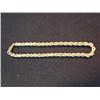 Image 3 : Lot of 5 necklaces tri color marked 14kt, small gold braclet marked 14kt, fresh water pearl necklace