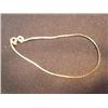 Image 5 : Lot of 5 necklaces tri color marked 14kt, small gold braclet marked 14kt, fresh water pearl necklace