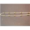 Image 6 : Lot of 5 necklaces tri color marked 14kt, small gold braclet marked 14kt, fresh water pearl necklace