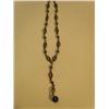 Image 7 : Lot of 5 necklaces tri color marked 14kt, small gold braclet marked 14kt, fresh water pearl necklace