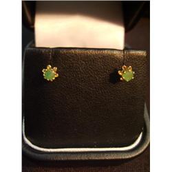 Lot of 6 earrings, emeralds, diamonds, and coral (266)