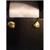 Image 1 : Lot of 4 earrings, gold nugget earrings, and diamonds  (266)