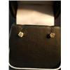 Image 2 : Lot of 4 earrings, gold nugget earrings, and diamonds  (266)