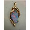 Image 1 : Elegant fire opal in gold setting 266)