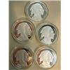 Image 1 : Lot of 5 liberty 2005 sterling silver coins, and 3 mint sets 1963,1971,and 1962 (257)