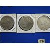 Image 2 : Lot of 3 silver dollars 1922, 1923, 1927, 1942 walking liberty dollars (9) of them (257)