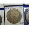 Image 5 : 11 silver dollars, 1920, 1901, 1921, 1890,1891,1889,1900,1921,and 1887 Morgan silver dollars (257)
